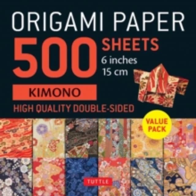 Origami Paper 500 sheets Kimono Flowers 6 (15 cm). Notebook / blank book. By Tuttle Studio" Books