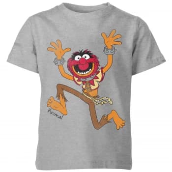 Disney Muppets Animal Classic Kids T-Shirt - Grey - 3-4 Years