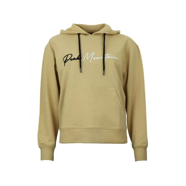 Womens cotton sweatshirt Peak Mountain French Terry Beige Female L