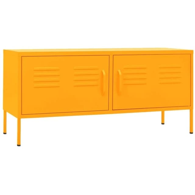 VIDAXL TV Cabinet Mustard Yellow 105x35x50cm Steel Vidaxl 8720286565391