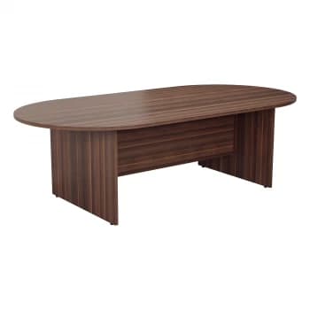 2400 D-End Meeting Table - Dark Walnut