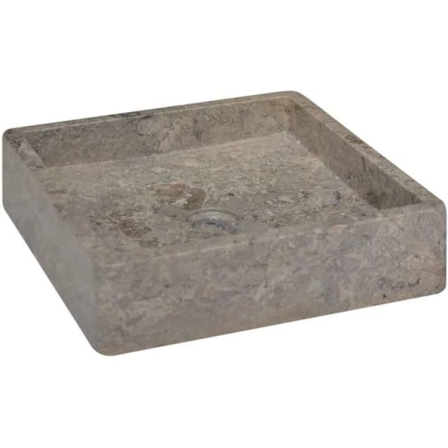 VIDAXL Sink Grey 40x40x10cm Marble vidaXL 8720286300817