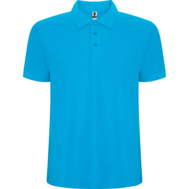 ROLY Pegaso Premium Short-Sleeved Polo Shirt in Turquoise Size: 3-4 Years Turquoise Unisex 3-4 Years