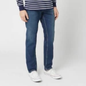 Nudie Jeans Mens Steady Eddie II Straight Jeans - Dark Classic - W30/L30