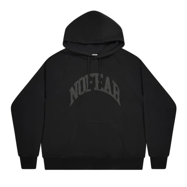 No Fear Mens Varsity Hoodie Black male S