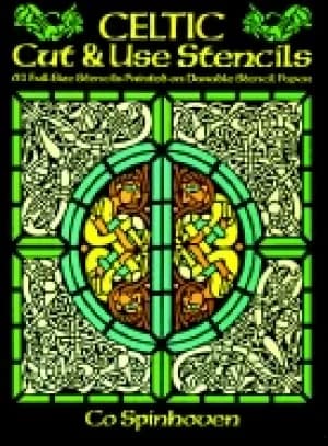 celtic cut and use stencils 61 full size stencils printed on durable stenci