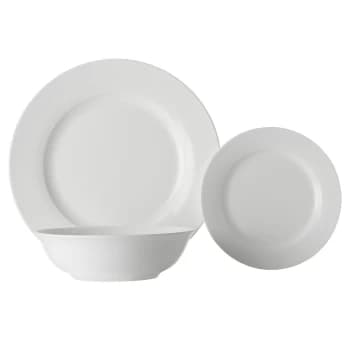 Maxwell & Williams White Basics 12 Piece Rim Dinner Set