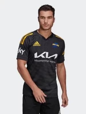 adidas Hurricanes Rugby Replica Alternate Jersey, Grey Size M Men