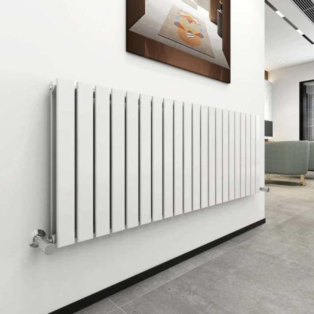 MCC DIRECT Mcc Direct - 600 x 1428mm Double Designer Flat Panel Central Heating Radiator white HD1701