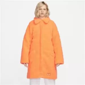 Nike Icon Sherpa Jacket Womens - Orange