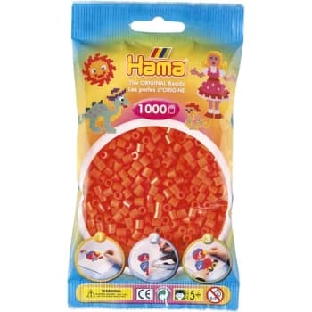Hama - 1000 Beads in Bag (Orange)