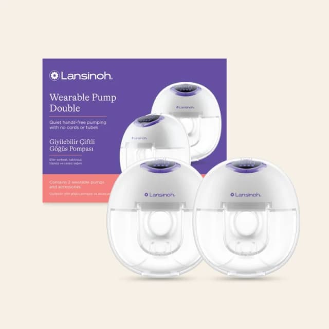 Lansinoh Wearable Pump - Double, Purple LN54072