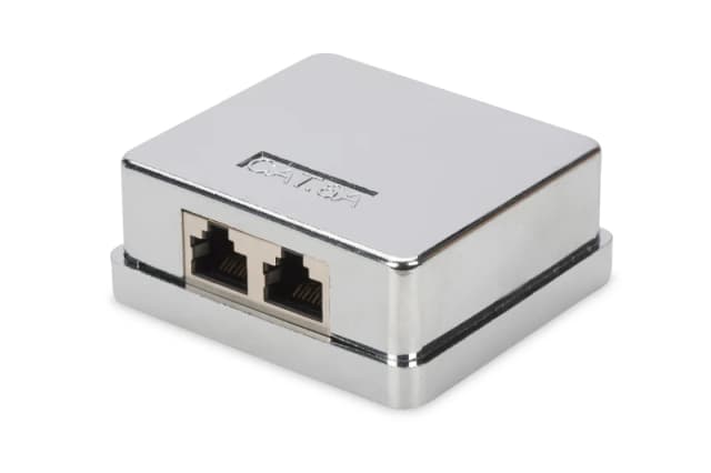 Digitus CAT 6A Surface Mount Box. 2-port
