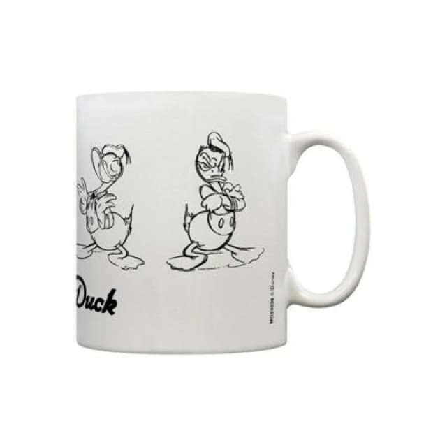 Disney Sketch Donald Duck Mug White unisex