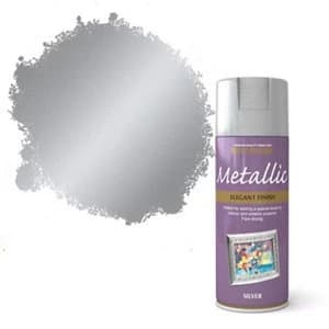 Rust-Oleum Silver effect Multi-surface Spray Paint 400ml