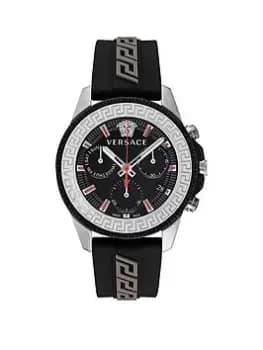 Versace Greca Action Chrono Mens Watch Silicon
