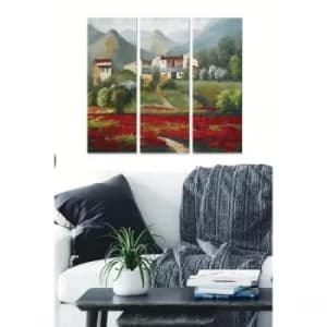 MDFDSCF7599 Multicolor Decorative MDF Painting (3 Pieces)