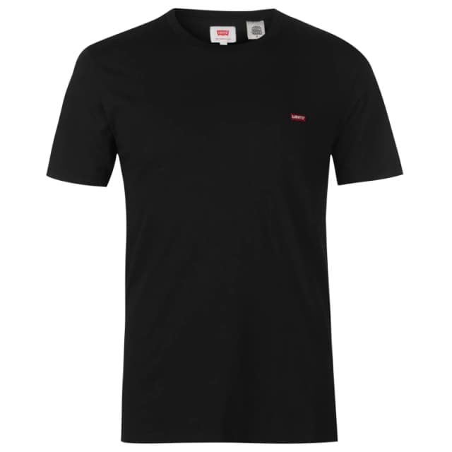 Levis Black Original Housemark Tee Black Male L 225234UK
