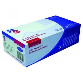 Handsafe Powder-Free Clear Medium Vinyl Gloves Pack of 100 GN65