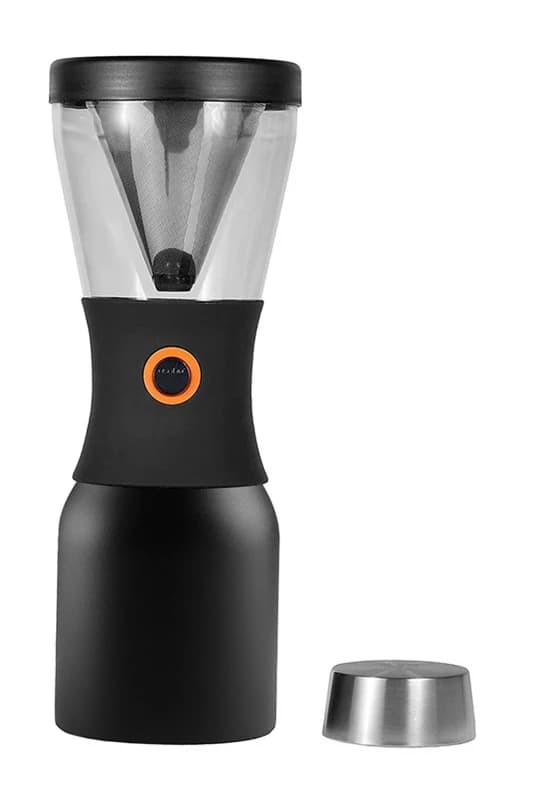 asobu Portable Cold Brew Coffee Maker Black 1 Litre Black Black