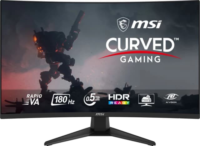 MSI MAG 321CQF E18 31.5" Wide Quad HD 180Hz Curved Gaming Monitor - Black