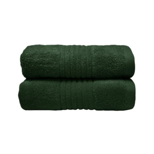 Misona Ultra Soft Bamboo Pair Of Hand Towels - Khaki