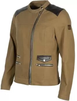 Helstons Cher Ladies Motorcycle Textile Jacket, black-brown, Size L for Women, black-brown, Size L for Women