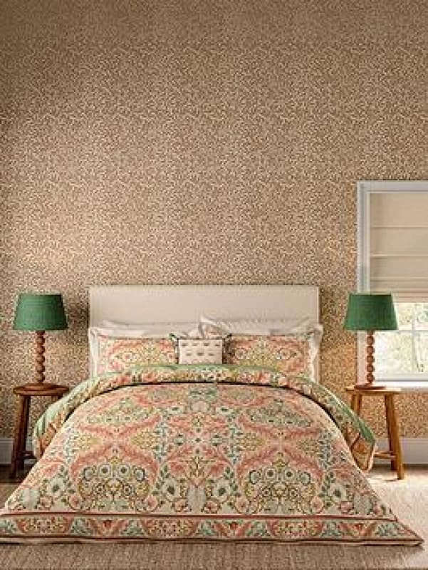 Morris & Co Morris & Co 'Earthly Paradise' Cotton Duvet Cover Set Size: Super King Multi Super King Unisex 5016709713443