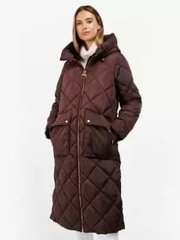 Barbour International Gotland Quilt - Purple, Purple, Size 10, Women