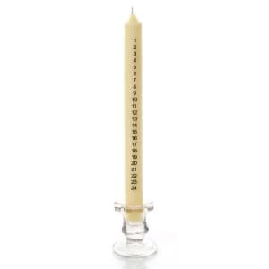 Premier Decorations Premier Advent Taper Candle and Holder