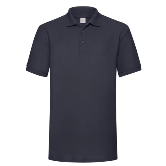 Fruit Of The Loom Fruit of the Loom Men 65 35 Heavyweight Polo Shirt in Mid Navy Size: Small Mid Navy S Male 5063527471895