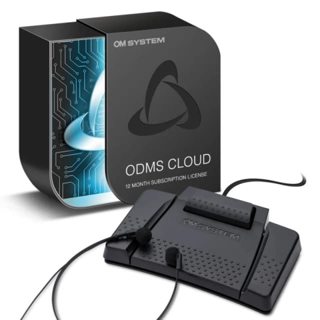 OM Digital AS-9100 Transcription Kit with ODMS Cloud One Year GJQ34643J