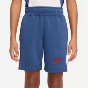 Nike Hybrid Fleece Shorts Junior Boys - Blue