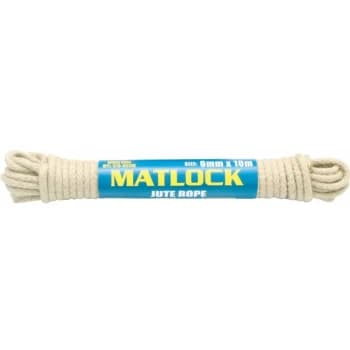 Matlock - NO.4 6MM 8PLT Natural Jute Sash Cord 10M Hank