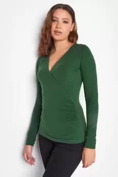 Tall Jersey Wrap Top