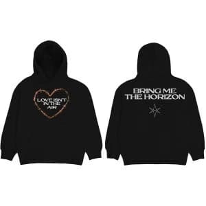 Bring Me The Horizon - Love Unisex Large Hoodie - Black