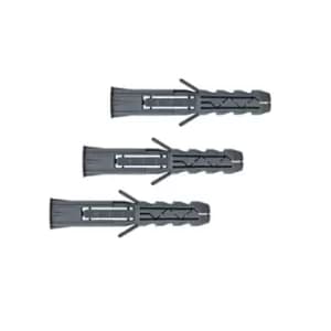 Moderix Universal Wall Plug 3-Way Expansion Concrete Brick - Size 10 x 50mm, Pac