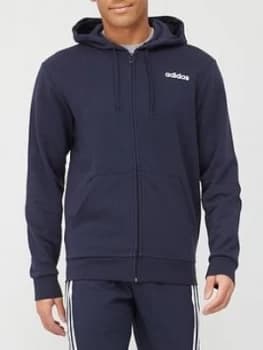 Adidas Essentials Linear Full Zip Hoodie - Ink