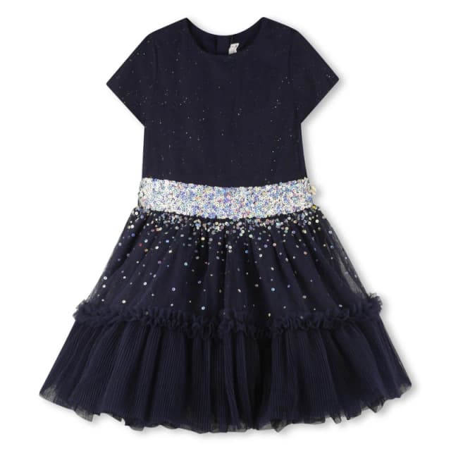 Billieblush Kids A Line Dress Navy 85T female 4Y