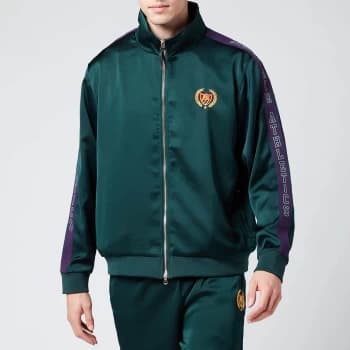 Bel-Air Athletics Mens Academy Track Jacket - Ivy, Court Purple - L