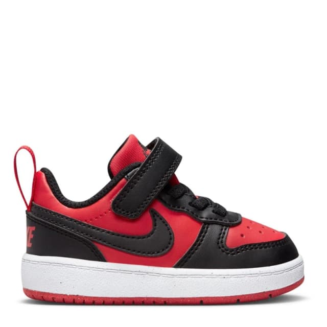 Nike Court Borough Low 2 Baby/Toddler Shoe Red/Black male C4 (20)