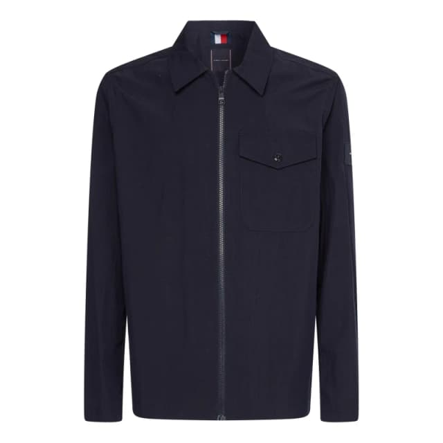Tommy Hilfiger Nylon Shirt Jacket - Blue Blue XS