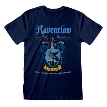 Harry Potter - Ravenclaw Crest Unisex Small T-Shirt - Navy