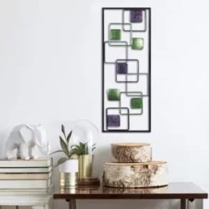 Infinite Multicolor Decorative Metal Wall Accessory