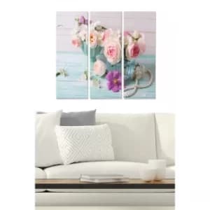 MDF314092376 Multicolor Decorative MDF Painting (3 Pieces)