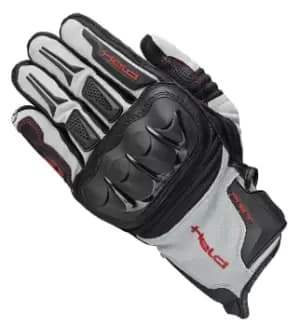 Held Sambia Motorcycle Gloves, black-grey-red, Size 3XL, black-grey-red, Size 3XL
