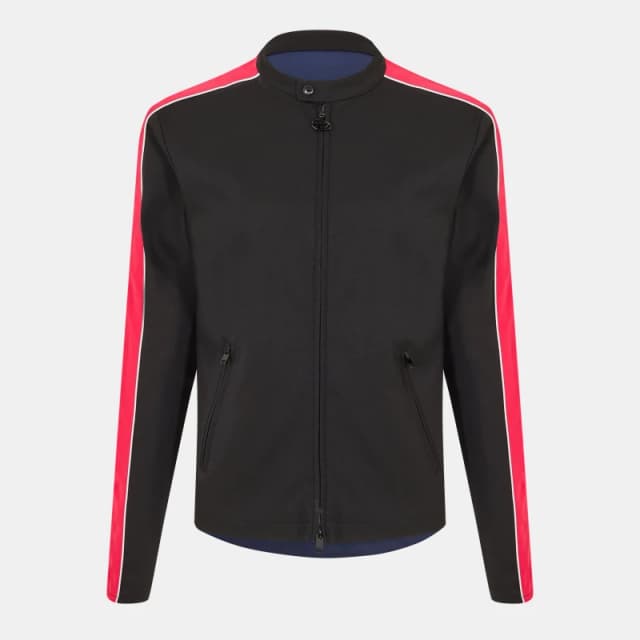 Diesel Mens Devlin Denim Tailored Fit Denim Jacket Black+Red male M (48)