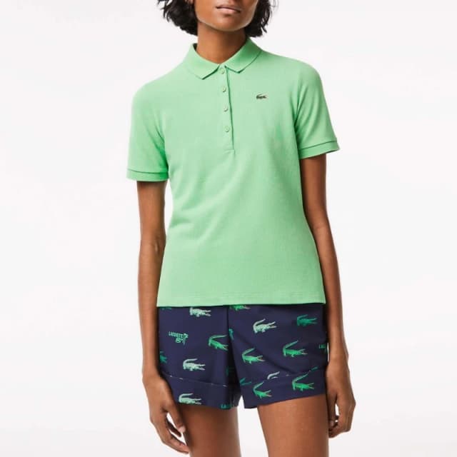 Lacoste Slim Fit Ultra Dry Stretch Golf Polo Shirt - Green Green 8