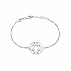 Daisy London Jewellery 925 Sterling Silver Base Chakra Chain Bracelet Sterling Silver
