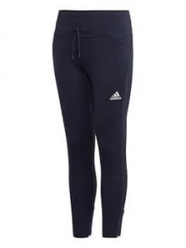 adidas Girls Varcity Pants - Navy, Size 5-6 Years, Women